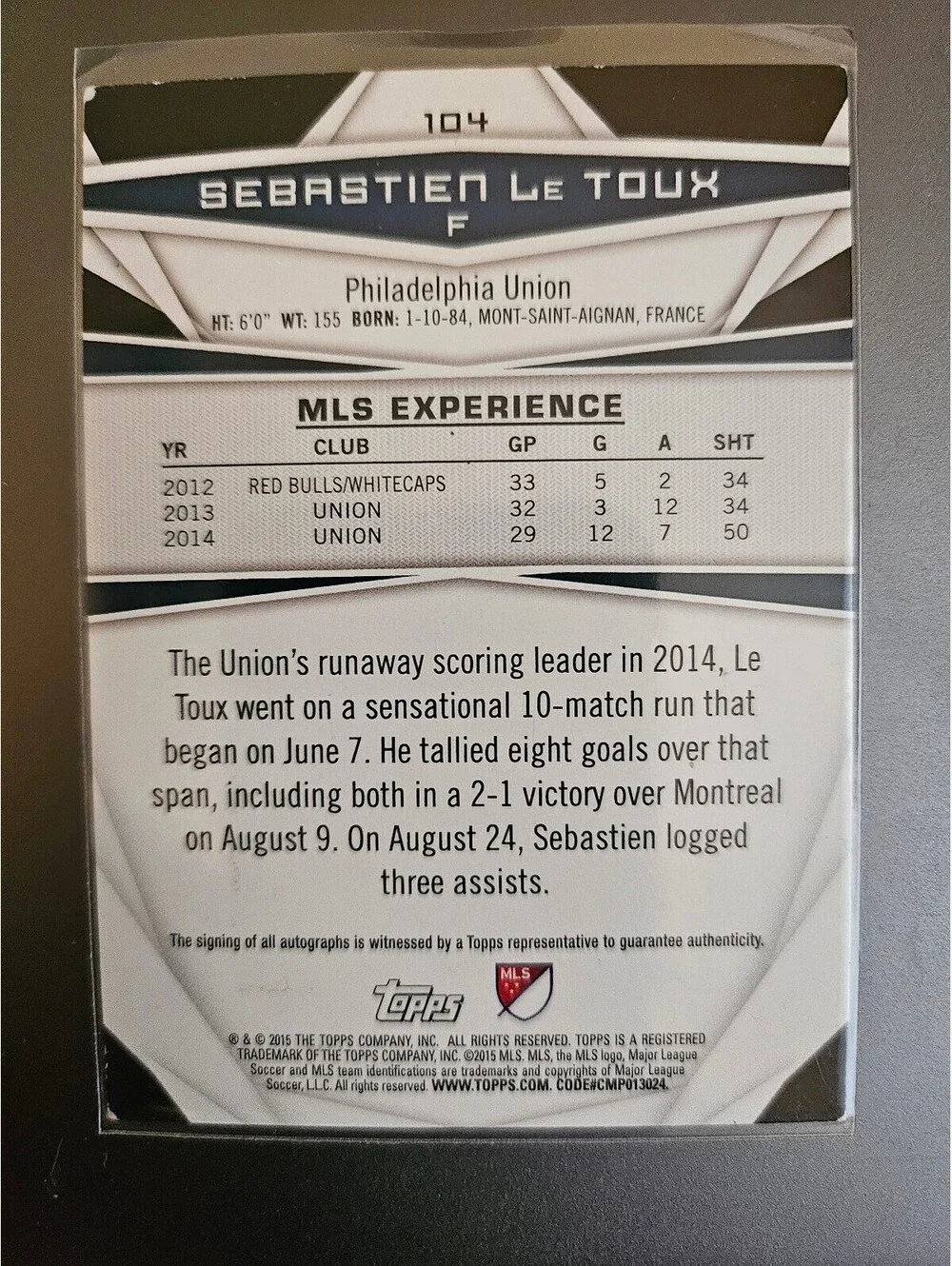 Topps sebastien le
